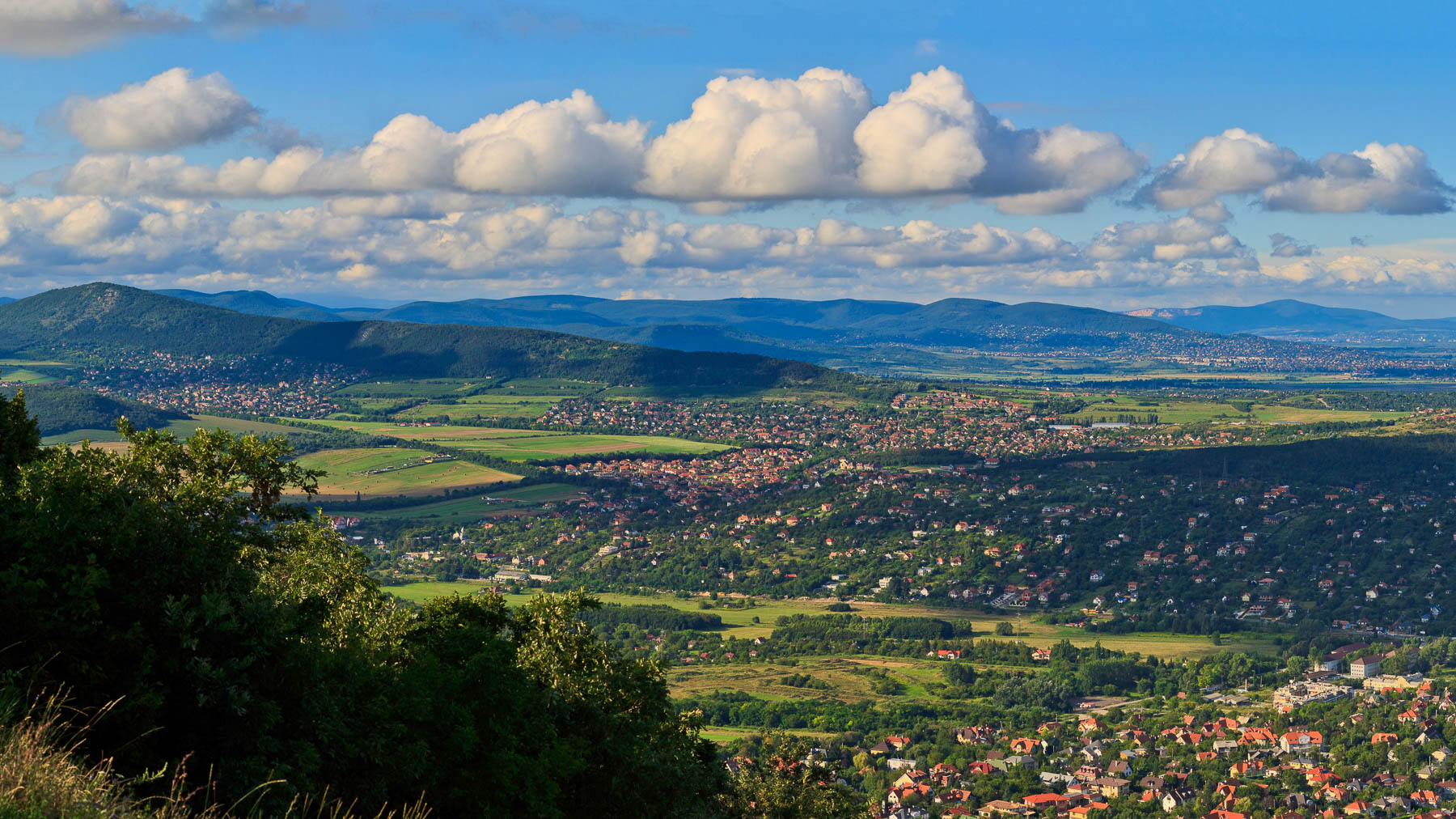 View of northern Budapest from Harmashatar-hill