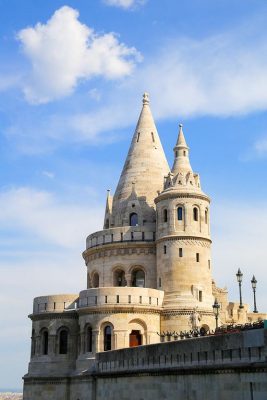 Fishermens Bastion from the side in daylight
