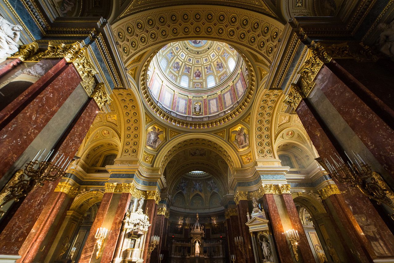 Inside of St Stephen's Basilica