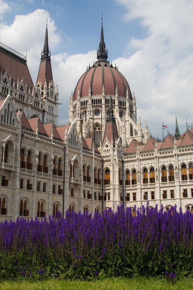 Parliament of Hungary, Budapest, view from the back