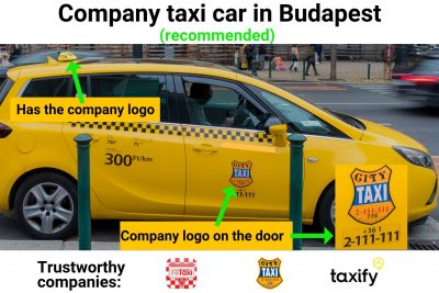 trusted company taxi car in Budapest