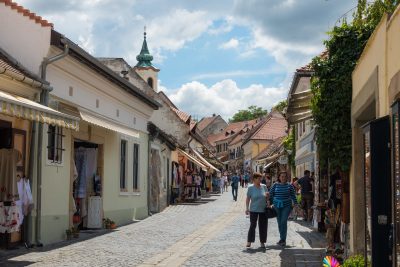 walking street of Szentendre