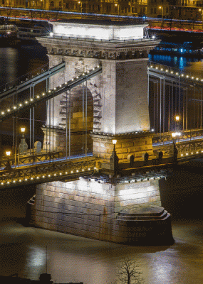 water high and low at Chain Bridge comparison GIF