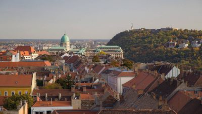 Buda Castle and Citadel from Maria Magdalena tower