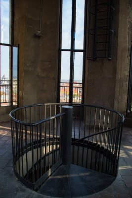 spiral staircase and windows in Maria Magdalena church