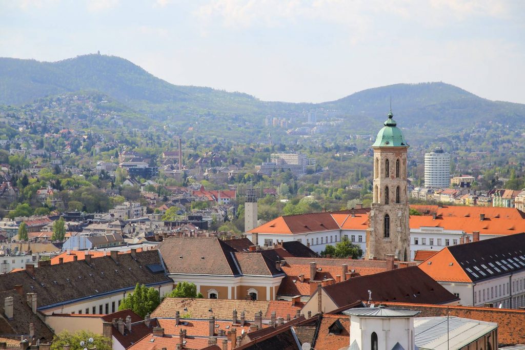 Maria Magdalena tower from Mathias church